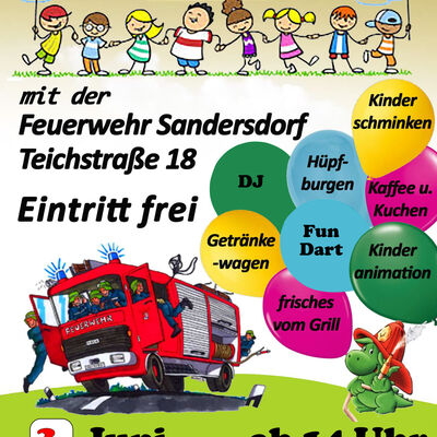 Kindertag 2023 in der Feuerwehr Sandersdorf
