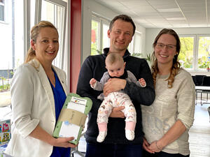 Familie Hannebohm mit der kleinen Amalia