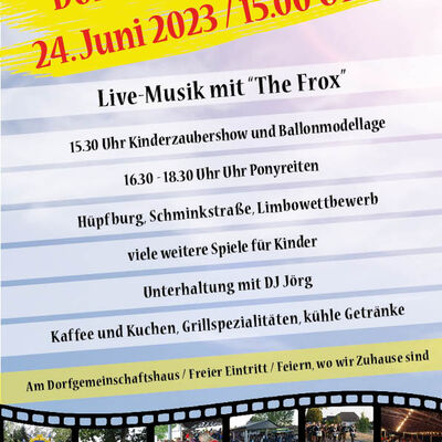 2023-06-04 Plakat Kinderfest 2023 Lindenstein