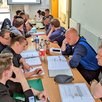 Bild vergrößern: Grundlehrgang 2023 bei der Feuerwehr Sandersdorf-Brehna