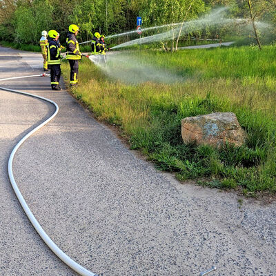 Bild vergrößern: Grundlehrgang 2023 bei der Feuerwehr Sandersdorf-Brehna