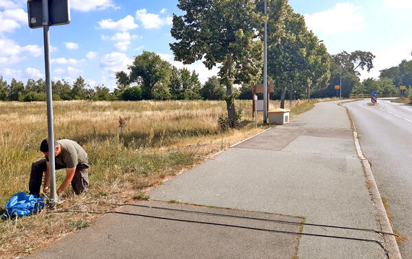 Bild vergrößern: Verkehrszhlanlage in Zscherndorf