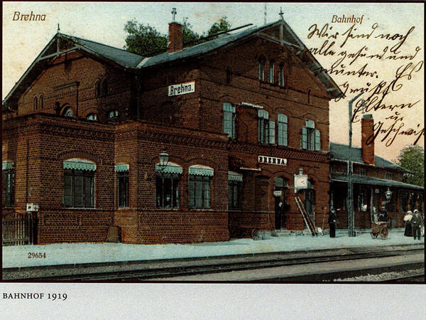 Bahnhof Brehna 1919
