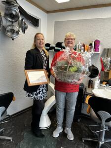 Brgermeisterin Steffi Syska und Steffi Ganzer-Balbusa 