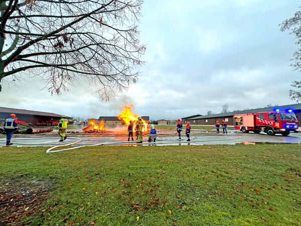 Berufsfeuerwehr Wochenende der Jugendfeuerwehr Roitzsch