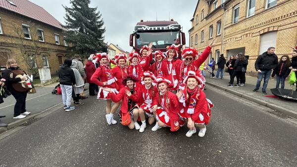 Impression vom Karnevalsumzug in Sandersdorf am 11. Februar 2024