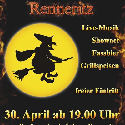2019-03-27 Plakat Walpurgisfeuer Renneritz