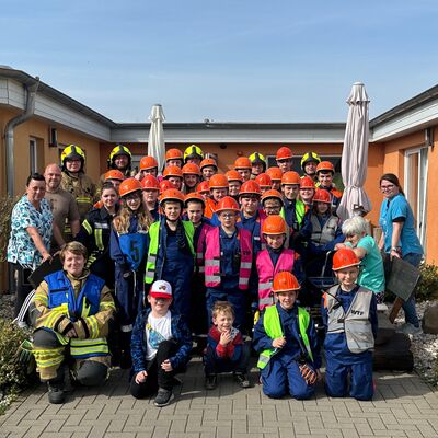 Bild vergrößern: Berufsfeuerwehrwochenende der Jugendfeuerwehren Brehna und Renneritz 2024