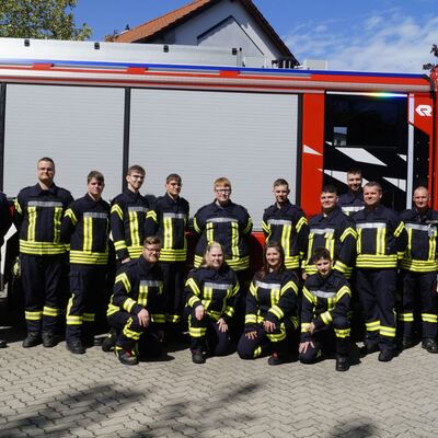 Bild vergrößern: Truppmannlehrgang 2024 der Freiwilligen Feuerwehr Sandersdorf-Brehna