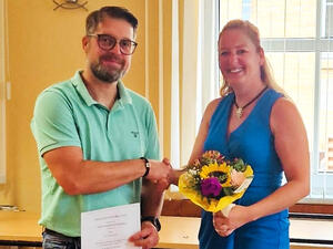 Bild vergrößern: Dr. Eric Römbach ist neuer Ortsbürgermeister von Zscherndorf