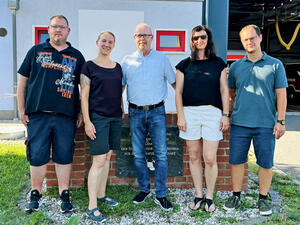 Bild vergrößern: Ortschaftsrat Glebitzsch: Torsten Deutsch, Bettina Schneider, Volker Hame, Manja Gerber, Christian Berger (v.l.n.r.)