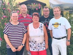 Bild vergrößern: Ortschaftsrat Heideloh: Susanne Habel, Jürgen Schwarz, Martina Schuckelt, Stefan Hartwig, Marko Pilz (v.l.n.r.)