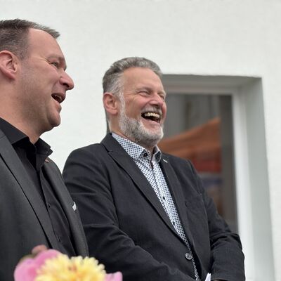 Bild vergrößern: Impressionen von der Übergabe des Fördermittelbescheids
