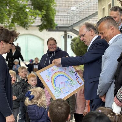 Bild vergrößern: Impressionen von der Übergabe des Fördermittelbescheids