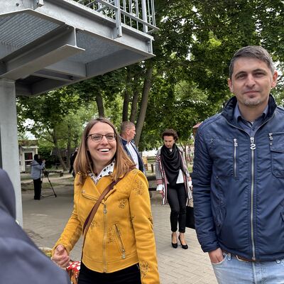 Bild vergrößern: Impressionen von der Übergabe des Fördermittelbescheids
