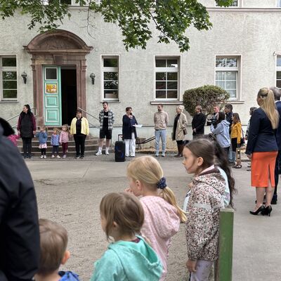 Bild vergrößern: Impressionen von der Übergabe des Fördermittelbescheids