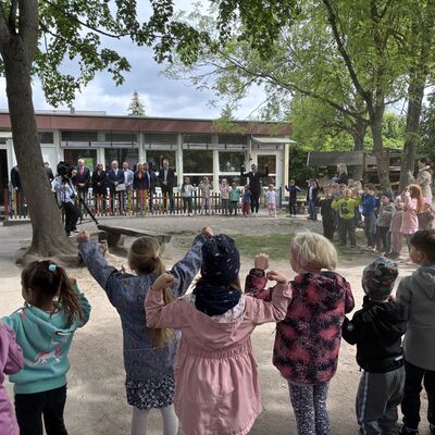 Bild vergrößern: Impressionen von der Übergabe des Fördermittelbescheids