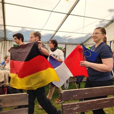 Bild vergrößern: Deutschlandflagge