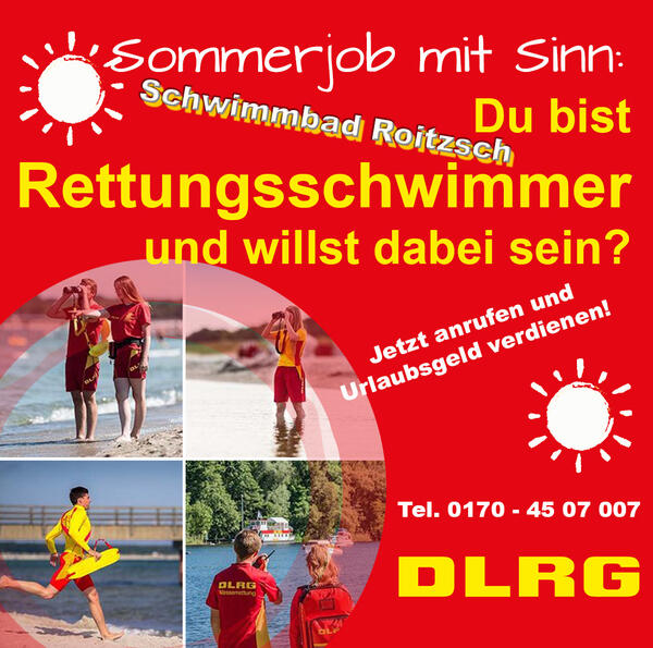 Rettungsschwimmer in Roitzsch gesucht