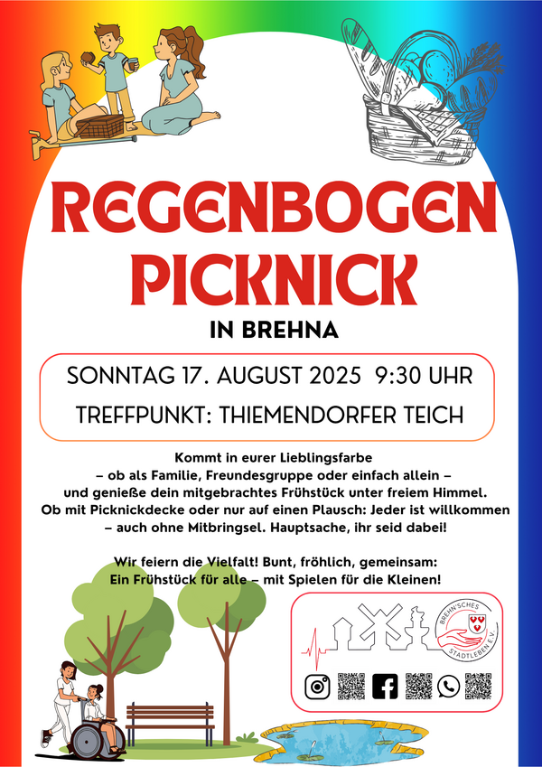 Regenbogenpicknick