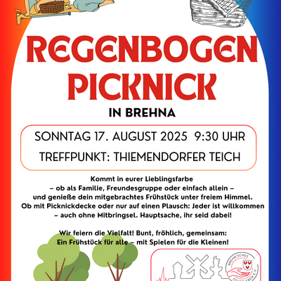 Regenbogenpicknick
