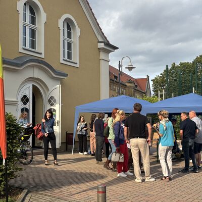 Bild vergrößern: Impressionen von der ISEK Bürgerveranstaltung am 5. August 2025 in Zscherndorf