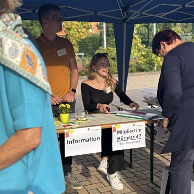 Bild vergrößern: Impressionen von der ISEK Bürgerveranstaltung am 5. August 2025 in Zscherndorf