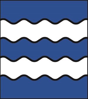 Wappensymbol Wellenbalken