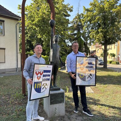 Bild vergr&ouml;&szlig;ern: Pressegespr&auml;ch Pr&auml;sentation Stadtwappenentw&uuml;rfe