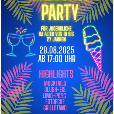 Plakat Mallorca-Party am 29.08.2025