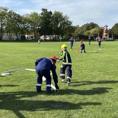 Bild vergr&ouml;&szlig;ern: Impressionen vom Wettkampf der Kinder- und Jugendfeuerwehren von Sandersdorf-Brehna
