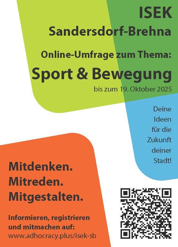 Aufruf zur ISEK Umfrage Sport & Bewegung