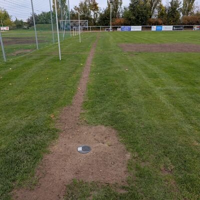 Bild vergrößern: Neue Beregnungsanlage für den TSV Brehna