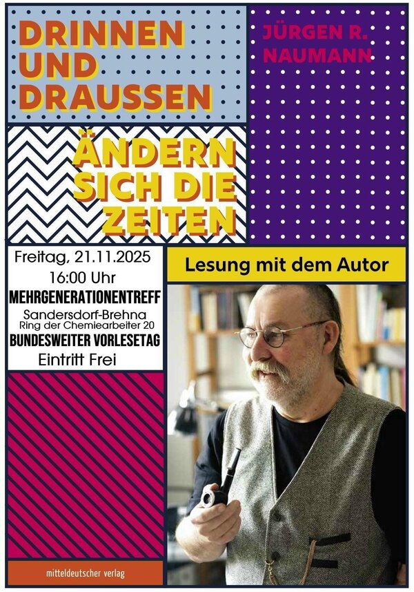 PLakat Lesung Sandersdorf-Brehna 25.11.2025