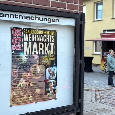 Bild vergr&ouml;&szlig;ern: Impression vom Weihnachtsmarkt Sandersdorf-Brehna 2025