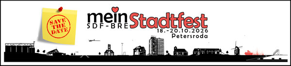 Save the Date-Banner Stadtfest 2026 in Petersroda