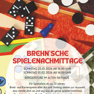 Spielenachmittag Januar Februar 2026
