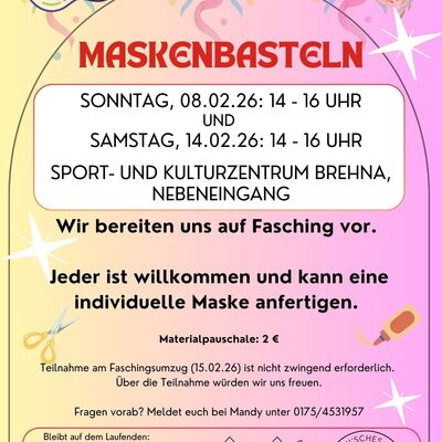 Maskenbasteln 2026