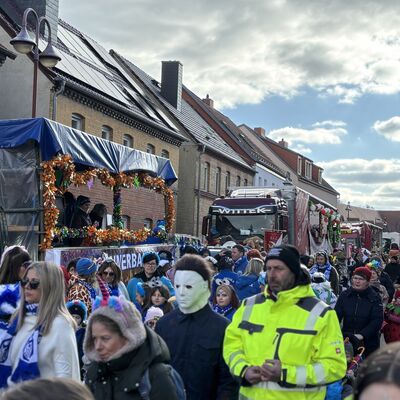 Bild vergr&ouml;&szlig;ern: Impression vom Karnevalsumzug in Sandersdorf 2026