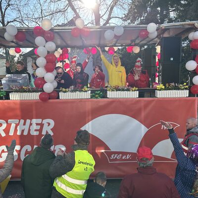 Bild vergr&ouml;&szlig;ern: Impression vom Karnevalsumzug in Sandersdorf 2026