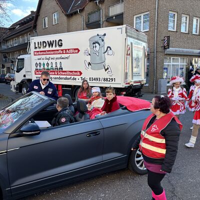 Bild vergr&ouml;&szlig;ern: Impression vom Karnevalsumzug in Sandersdorf 2026