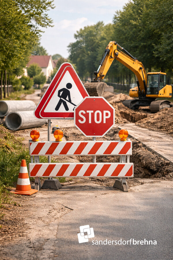 Musterbild f&uuml;r die Baustelle Sanierung der Franz-Weise-Stra&szlig;e in Sandersdorf-Brehna 2026