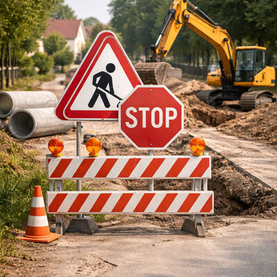 Musterbild f&uuml;r die Baustelle Sanierung der Franz-Weise-Stra&szlig;e in Sandersdorf-Brehna 2026