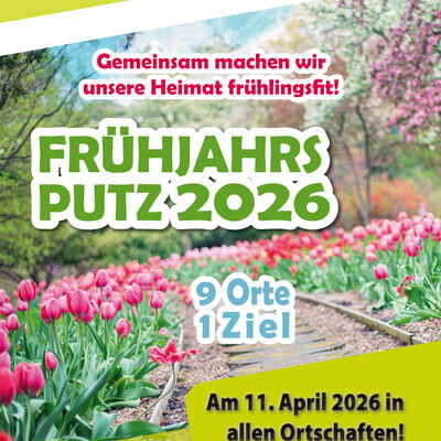 Plakat Fr&uuml;hjahrsputz 2026