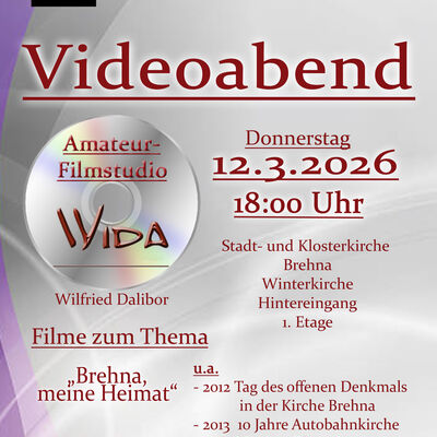 Videoabend in der Stadt- und Klosterkirche M&auml;rz 2026