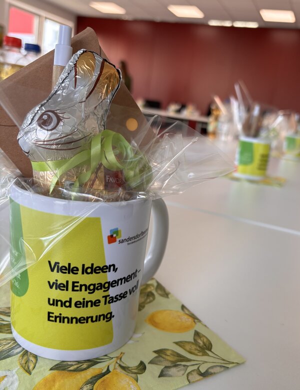 Ein kleines Geschenk f&uuml;r ein ISEK-B&uuml;rgerrat-Mitglied.