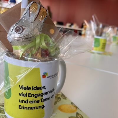 Ein kleines Geschenk f&uuml;r ein ISEK-B&uuml;rgerrat-Mitglied.