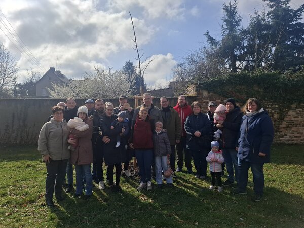Der Neugeborenenbaum 2026 in Glebitzsch.