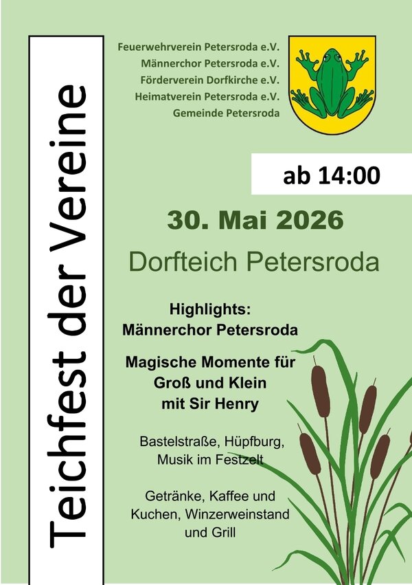 Flyer Teichfest 2026