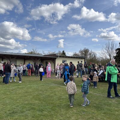 Bild vergr&ouml;&szlig;ern: Impression der Ostereiersuche in Zscherndorf im April 2026